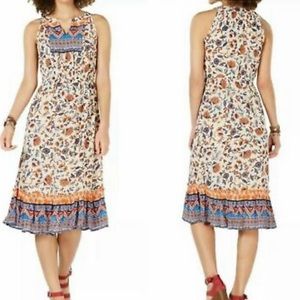 Style & Co Paisley Flower Midi Dress